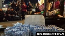 No to Russian law - protest in Tbilisi, Georgia