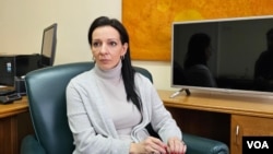 Marinika Tepić u zgradi Republiče izbore komisije (foto: FoNet / Marko Dragoslavić)