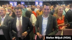 Dobrica Veselinović (desno) i Miloš Pavlović (levo)