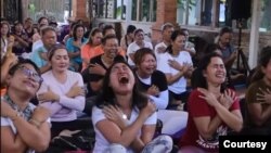 Terapi Katarsis, anjurkan pasien berteriak, menjerit dan menangis untuk bantu atasi gangguan kesehatan mental dan fisik. (Dokumentasi: Gusti Putu Darmika)