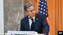 Američki državni sekretar Entoni Blinken (Foto: Boureima Hama/Pool via AP)