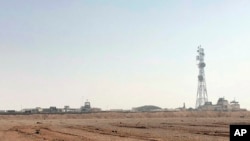 资料照片：2018年10月22日，叙利亚南部阿尔坦夫军事前哨。（美联社照片）