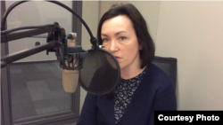 FILE — Alsu Kurmasheva, a journalist with Prague-based Radio Free Europe/Radio Liberty, poses in an undated photo. (RFE/RL)