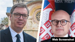 Predsednik Srbije Aleksandar Vučić i mandatar za sastav nove vlade Miloš Vučević (Foto: Instagram, buducnostsrbijeav)