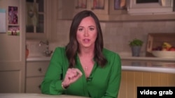 Katie Britt tokom odgovora na Bidenov govor o stanju nacije.