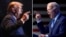 Ảnh phối hợp: Cựu Tổng thống Donald Trump, trái, và Tổng thống Joe Biden. 