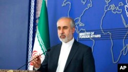资料照片：伊朗外交部发言人纳赛尔·卡纳尼。(2022年8月11日)