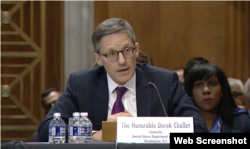 Derek Chollet, specijalni savjetnik u State Departmentu, tokom pretresa o Zapadnom Balkanu.