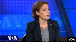 Donika Gervala, ministarska spoljnih poslova Kosova (Foto: VOA)