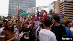 第21届台湾同志游行10月28日在台北登场，约有15万人共襄盛举