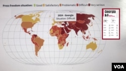 მსოფლიო პრესის თავისუფლების ინდექსში საქართველოს მდგომარეობა დრამატულად გაუარესდა და ვარდნა ისევ გრძელდება