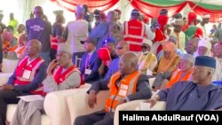 Masu Ruwa Da Tsaki A Lokacin Da Gwamnatin Najeriya Ta Kaddamar Da Aikin Tonon Mai A Jihar Nasarawa