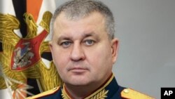 资料照片：俄罗斯军方副总参谋长瓦迪姆·沙马林中将。（2023年10月6日）