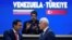 FILE - When economic officials of Venezuela and Turkey met in Caracas on Jan. 24, 2023, the hosts used their guests' preferred spelling of their nation's name in signage.