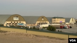 Opened in 2016 on the border with Afghanistan, Uzbekistan's Termez Cargo Center services up to 50 trucks a day, including international assistance shipments to the neighboring country. Aug. 11, 2023.