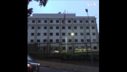 美国驻港澳总领馆点蜡烛纪念六四