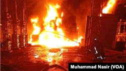 Yadda Gobara Ta Tashi Bayan Katsewar Wutar Lantarki Daga Na’urar A Najeriya