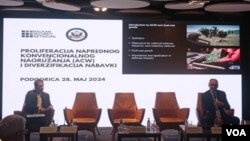 Bivši vojni ataše SAD u Srbiji i Izraelu, Džon Kapelo i Aleksandar Radić, vojni analitičar (Foto: VOA)