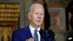 FILE - President Joe Biden speaks during a news conference on the sidelines of the G20 summit in Bali, Indonesia, Nov. 14, 2022. The White House has announced that Biden will attend next month's Group of 20 summit in New Delhi, India.