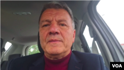 Slaviša Dinić, koordinator za Niš koalicije Zajedno (Foto: VOA)