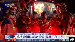 2023年2月22日，内蒙古阿拉善盟发生矿难，救援人员聚集在矿难现场