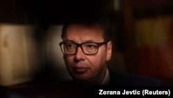 Predsednik Srbije Aleksandar Vučić (foto: REUTERS/Zorana Jevtic)