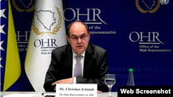 Arhiv - Christian Schmidt se obraća na sjednici Vijeća sigurnosti UN-a o BiH.