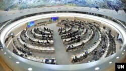 Rusia gagal dalam upayanya meraih kembali kursinya di Dewan Hak Asasi Manusia PBB dalam pemungutan suara di Jenewa, Swiss hari Selasa 10 Oktober 2023 (foto: dok). 