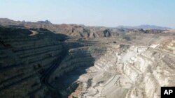 La mine d'uranium de Rossing en Namibie est la troisième plus grande mine d'uranium au monde.