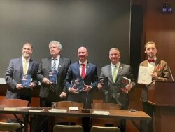 华盛顿智库詹姆斯敦基金会2023年3月7日举办活动，讨论如何应对中国在波罗的海国家的存在以及增强北约东翼的韧性。（美国之音薛小山拍摄）