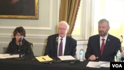 북한인권위원회가 주최한 토론회 '유엔 COI이후 10년'에 인권 전문가들이 참석했다. 로버타 코헨 전 국무부 인권 담당 부차관보, 로버트 킹 전 미 국무부 북한인권특사, 그레그 스칼라튜 북한인권위원회 사무총장.