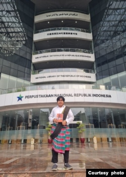 Pustakawan, Antariksa Akhmadi di Perpustakaan Nasional RI (dok: Antariksa Akhmadi)