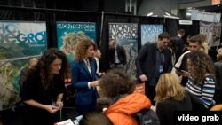 Predstavnici Crne Gore na turističkom sajmu u Njujorku (Foto: VOA)