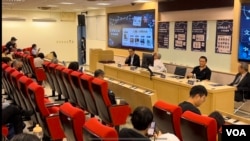 致力维护言论和写作自由的独立中文笔会在台北召开年会，许多大陆异议作家低调参与。（美国之音特约记者杨安摄影）