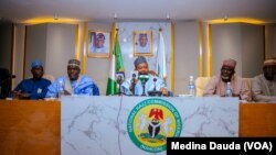 Shugaban NAHCON Ahmad Jalaal Arabi da wasu Sanatoci mambobi