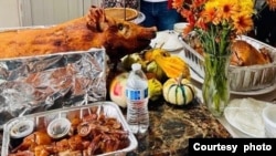 For Vietnamese-American Jenny Nguyen, holiday meals almost always feature roast pig and fried rice. (Courtesy Jenny Nguyen)