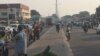 Une des artères de Brazzaville, en république du Congo.