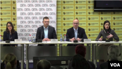 Posmatračka misija CRTA predstavila svoj izveštaj o dosadašnjem toku predizborne kampanje u Srbiji