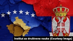 ILUSTRACIJA - Zastave Kosova i Srbije