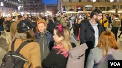 Protest "Ne ćutimo!" održan je u sredu u centru Beograda (foto: FoNet)