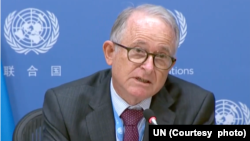 Richard Bennett, pelapor khusus PBB untuk hak asasi di Afghanistan (foto: dok).