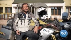 American Motorcyclist Rides Deep Into Russia-Ukraine War's Heart of Darkness