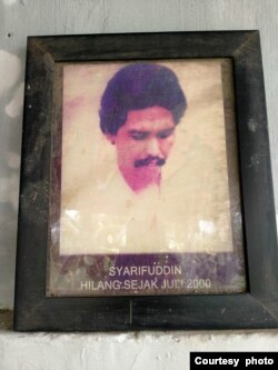 Salah satu korban penghilangan paksa di Aceh. (Courtesy: KontraS Aceh)