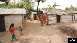 资料照片：印度北方查谟的一处罗兴亚难民营。