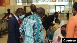 Wasu daga cikin 'yan Ghana da aka kwaso daga Ukraine (Photo: Ma'aikatar harkokin wajen Ghana)