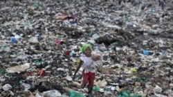 Un dépotoir à Nairobi Kenya.