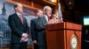 Sen. Jim Risch, R-Idaho, ranking member of the Senate Foreign Relations Committee, speaks during a news conference with fellow Republican lawmakers about Ukraine, on Capitol Hill, March 2, 2022, in Washington.