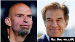 Džon Feterman (levo) i Mehmet Oz (desno).