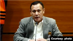 Tangkapan layar Ketua KPK Firli Bahuri (Courtesy: Youtube KPK).