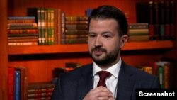 Crnogorski ministar ekonomskog razvoja Jakov Milatović (Foto: VOA)